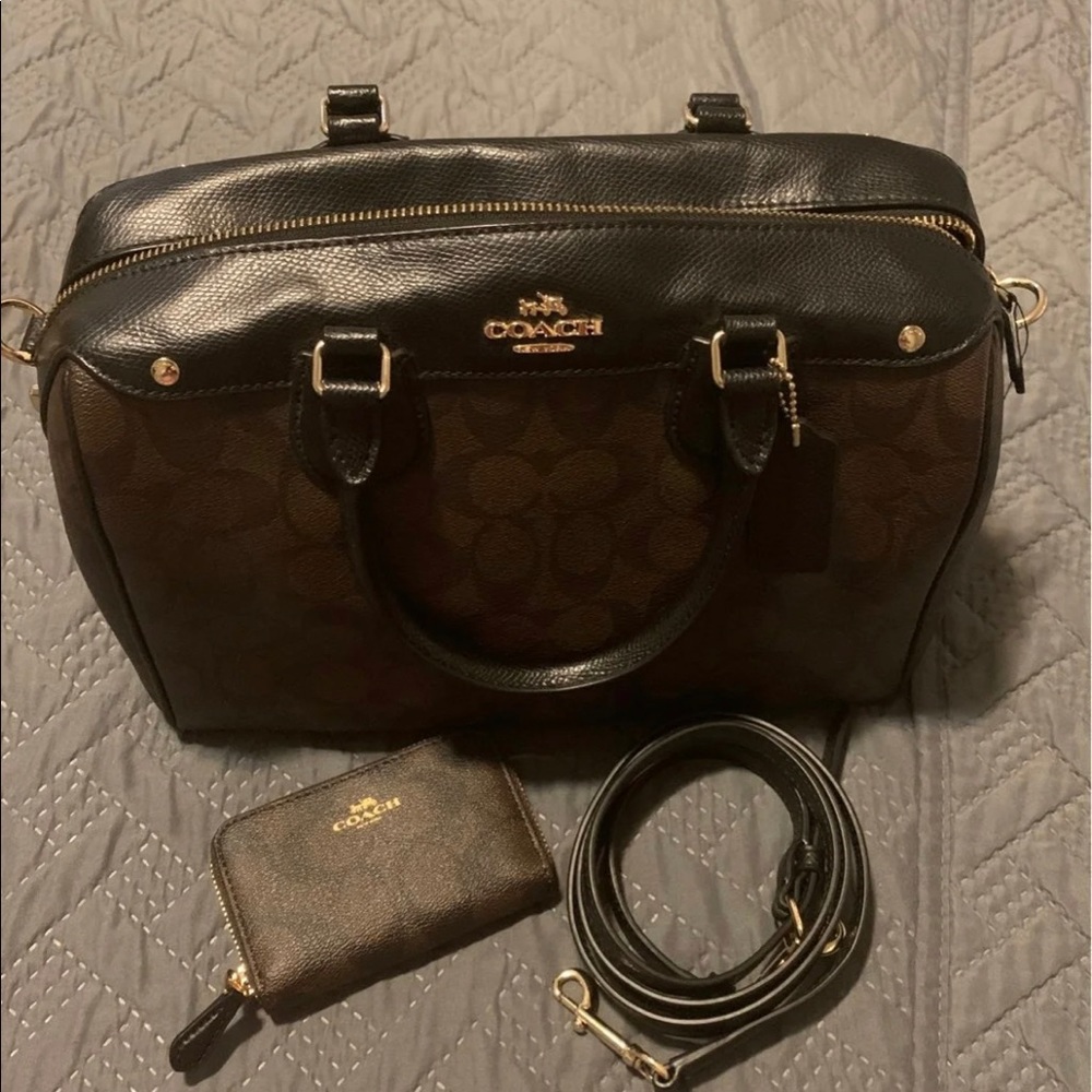 Coach satchel and wallet